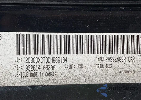 2013 Dodge Charger R/T from USA, damaged, VIN 2C3CDXCT3DH686184
